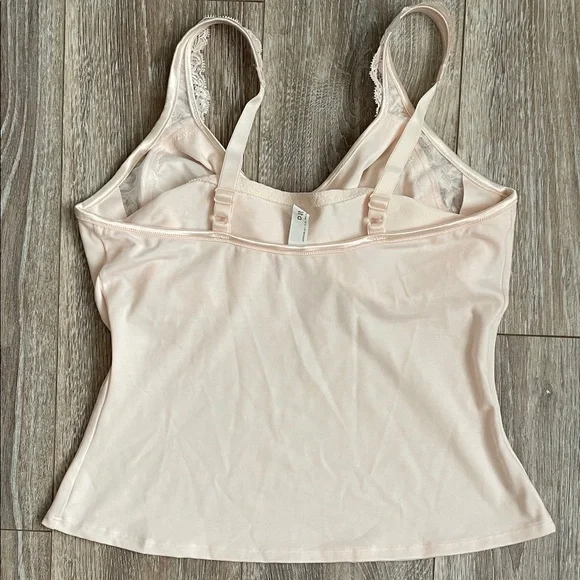 Bali Bra Cami 38D Pink Lace Adjustable Straps Underwire - Picture 8 of 9